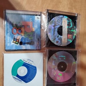 Microsoft & Emachines cd's Qty 4 Collector Item
